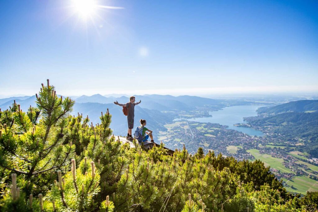 Gipfelglück am Wallberg – Wandern am Tegernsee zu jeder Jahreszeit ein Erlebnis.